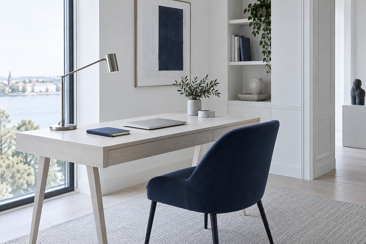 A modern home workspace