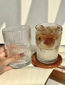 6Pc ribbed glasses