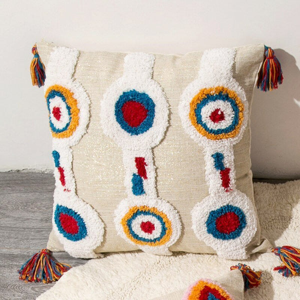 Handcrafted Moroccan Boho Style Cushion Cover