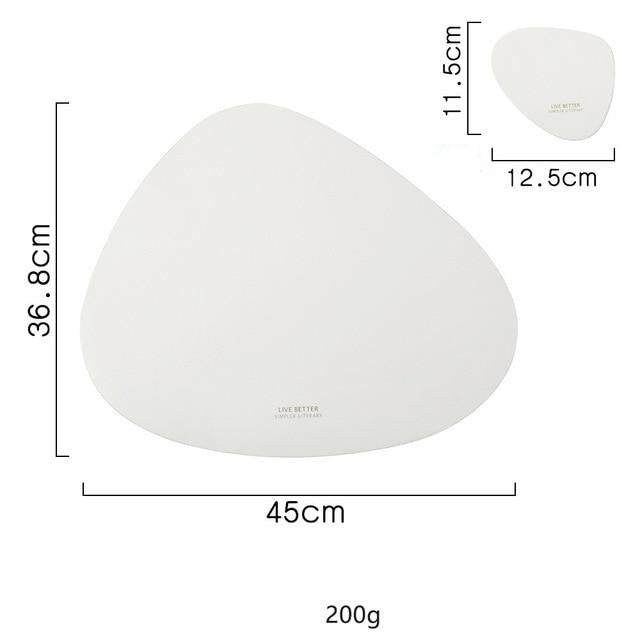 4 Colors Triangle Placemat Set