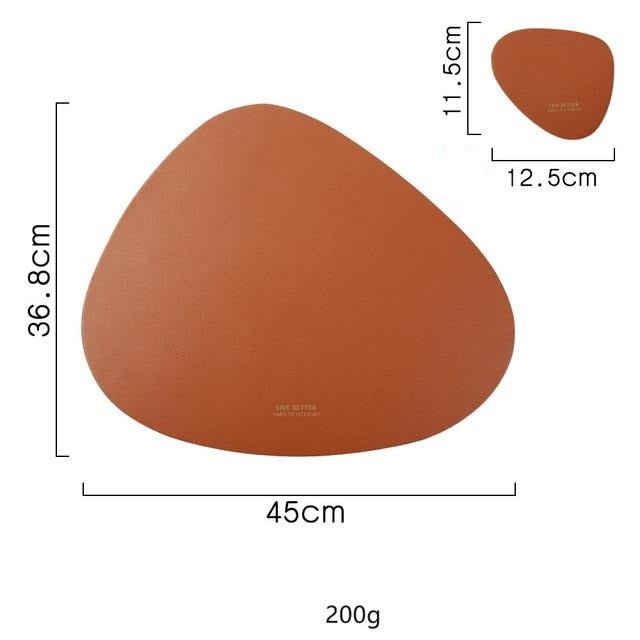 4 Colors Triangle Placemat Set
