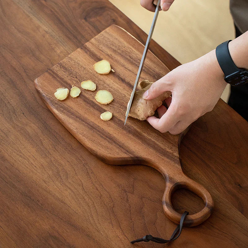 WaldenCraft Walnut Cutting Board – Luxurious Double-Sided Cutting & Serving Board
