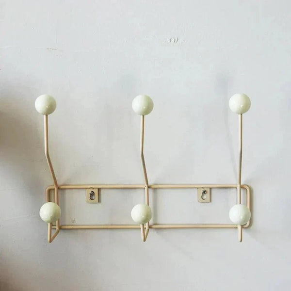 Vintage Coat Hooks Metal Set - Classic Wardrobe for Coats and Accessories